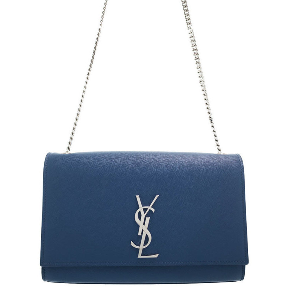 Saint Laurent Paris Classic Kate Satchel Blue